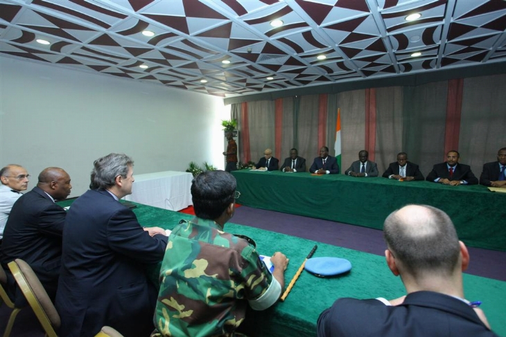 Audience du chef de l’Etat / Alain Leroy chez le président  Alassane Ouattara hier: “Nous ne sommes en guerre contre personne”